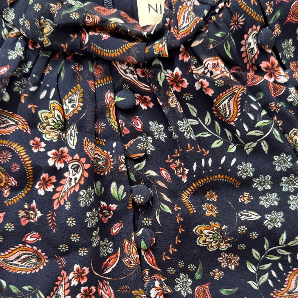 NICHOLAS Black Floral Dress - Worn 1x - Picture 4 of 11